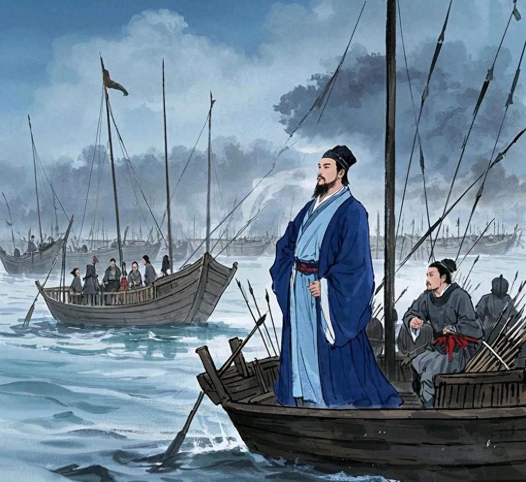 刘备草船借箭是什么意思_刘备与草船借箭的奇事_草船借箭时刘备在干嘛